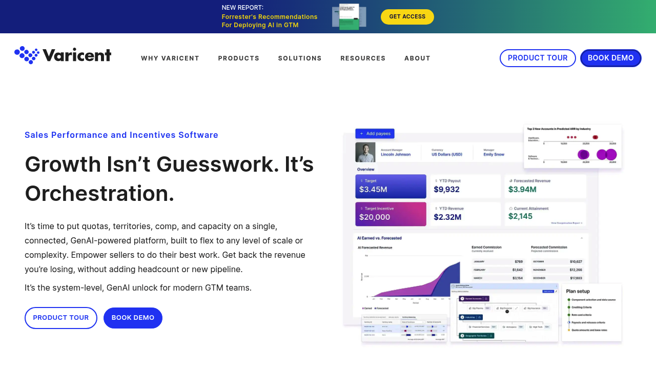 Varicent revenue performance and predictive analytics
